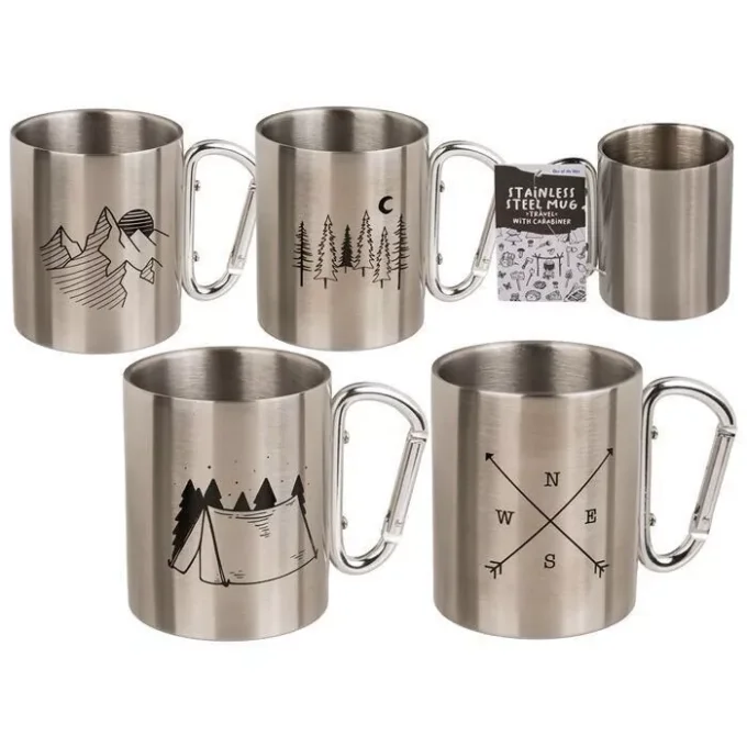 Tasse inox mousqueton