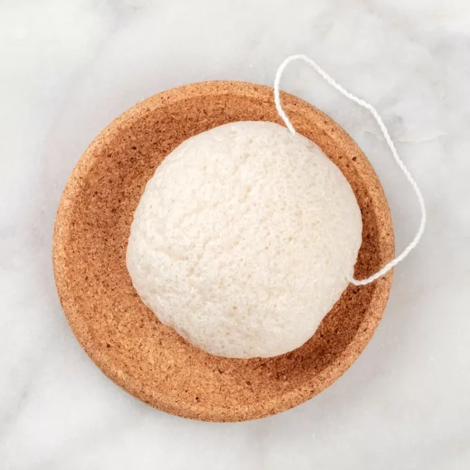 Éponge Konjac 100% Naturelle - Visage et Yeux 
