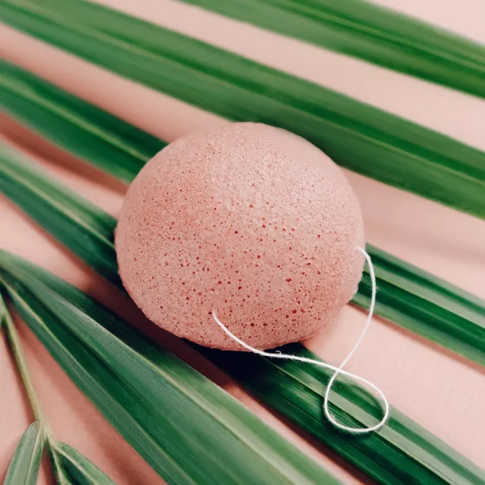 Éponge Konjac 100% Naturelle - Visage et Yeux 