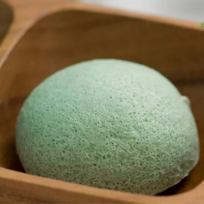 Éponge Konjac 100% Naturelle - Visage et Yeux 