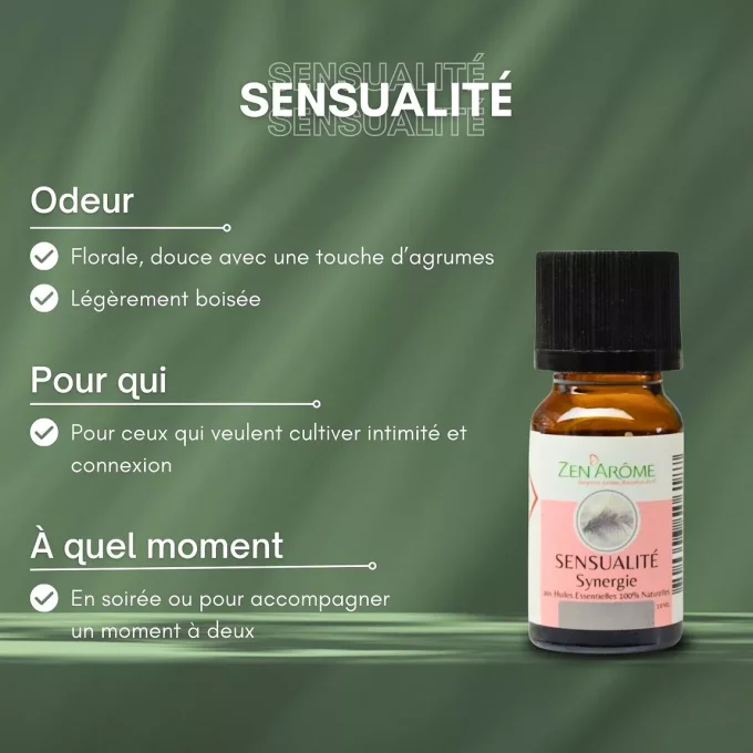 Huile Essentielle Synergie Sensualité