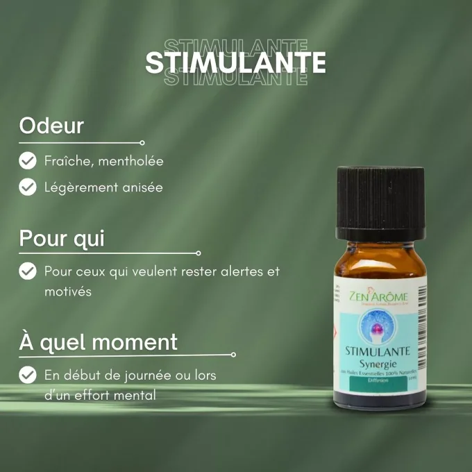 Huile Essentielle Synergie Stimulante