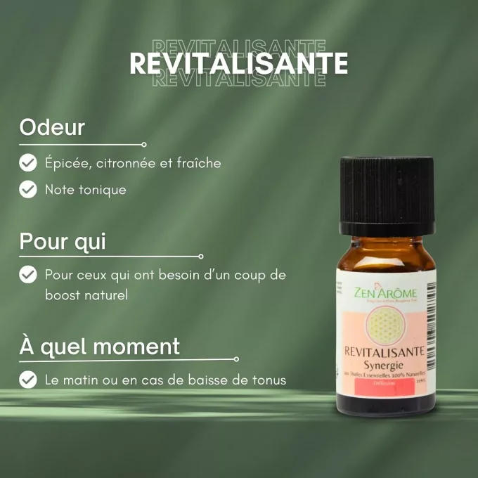 Huile Essentielle Synergie Revitalisante