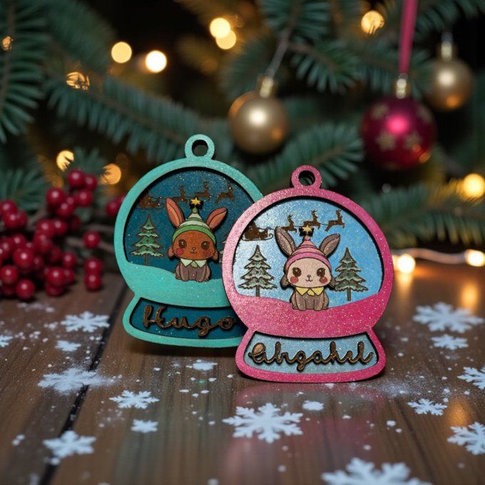 Boule de Noel Personnalisable