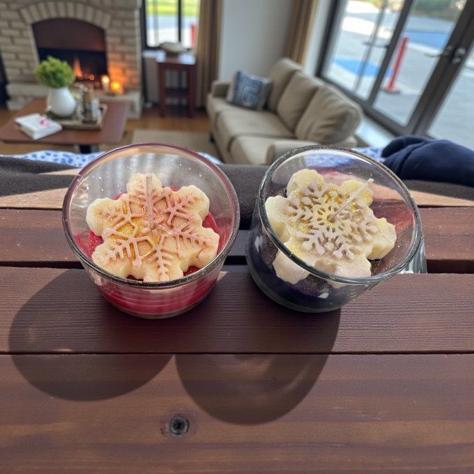 Bougie Etoile de Noel 