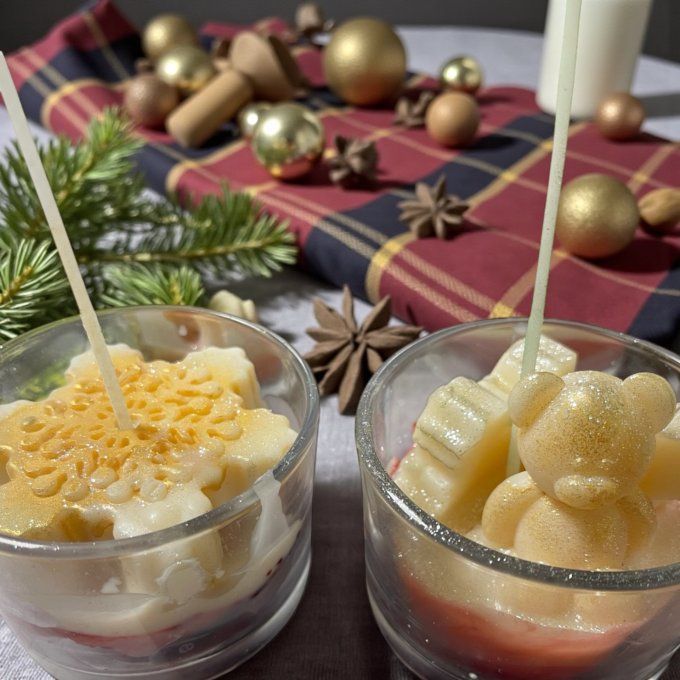 Bougie Etoile de Noel 