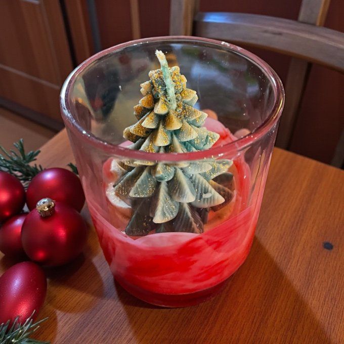 bougie Sapin de Noel  